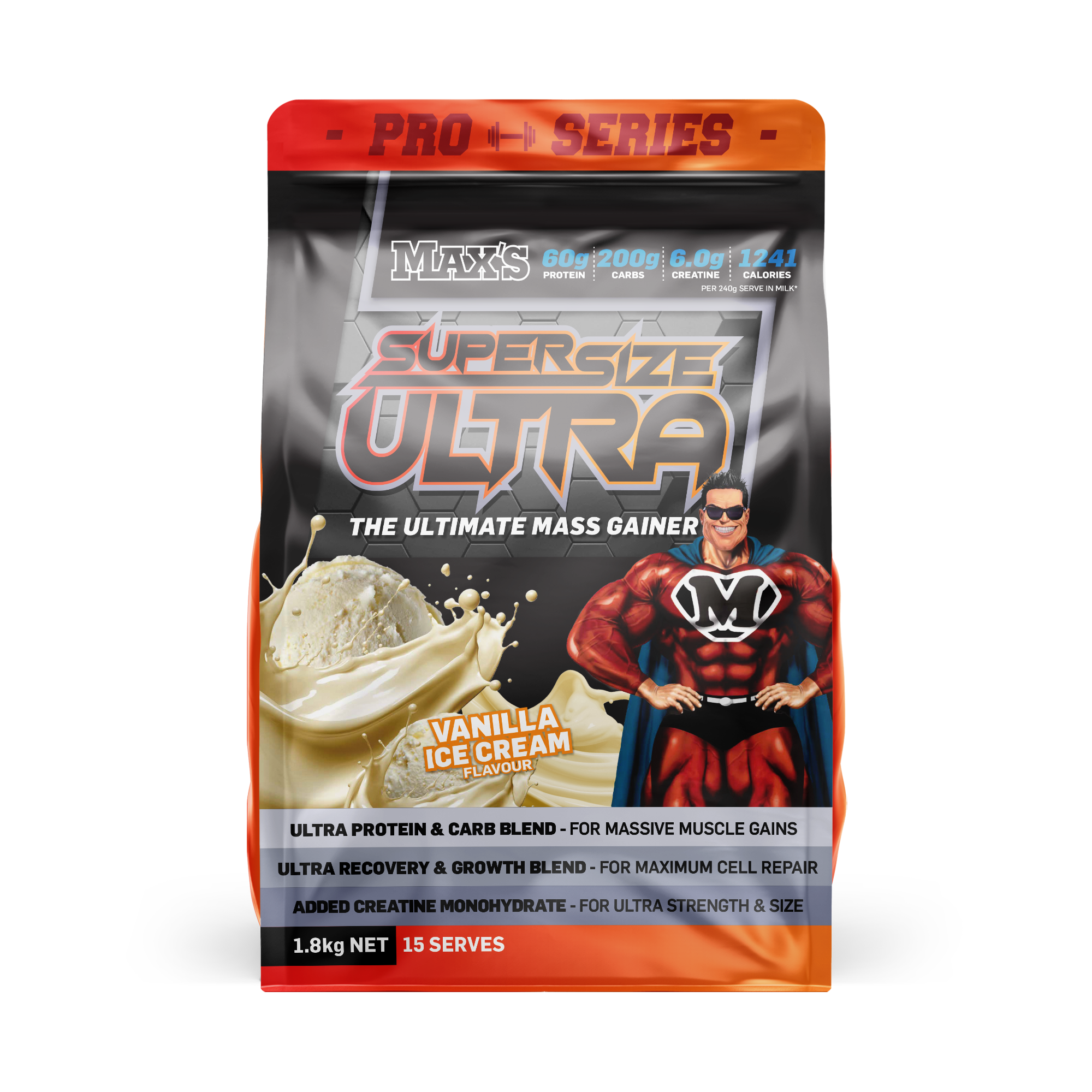 Max’s SuperSize Ultra — Advanced Protein Formula